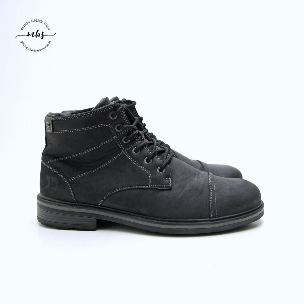 Joe’s Jeans Pop n Cap High Top Boots in Black‎ Men Size 9.5